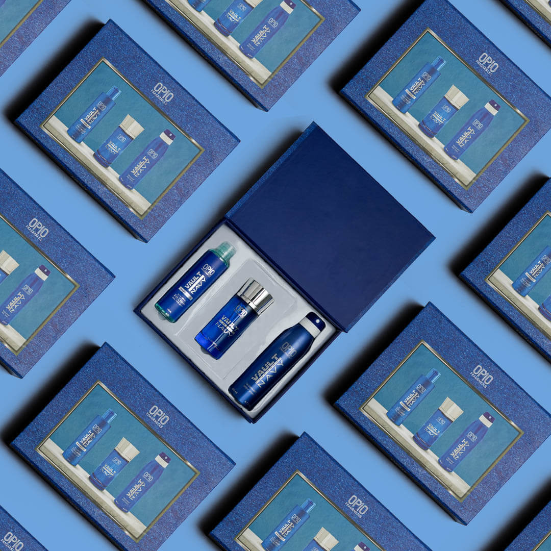 OPIO VAULT NAVY 3-in-1 GIFTSET FOR MEN - Scents Republic